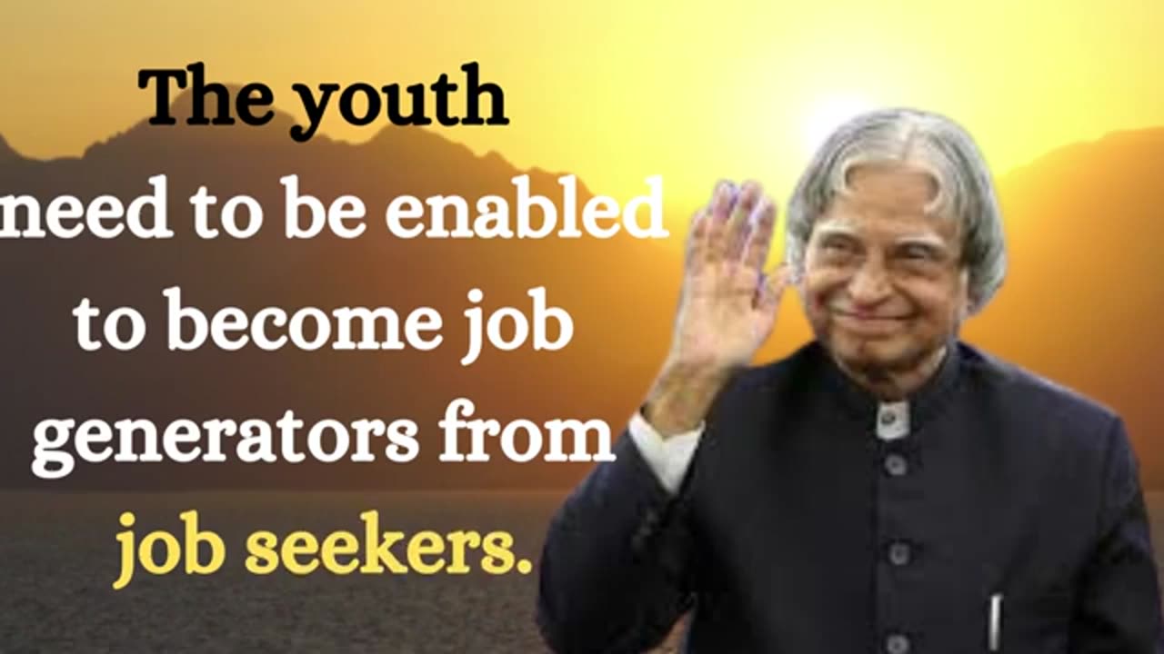 DR. A.P.J. Abdul Kalam's Life Changing Quotes I Motivational quotes in english I