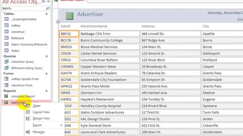 Shelly Cashman Access Access Ch 1 Mod 1a Fixed