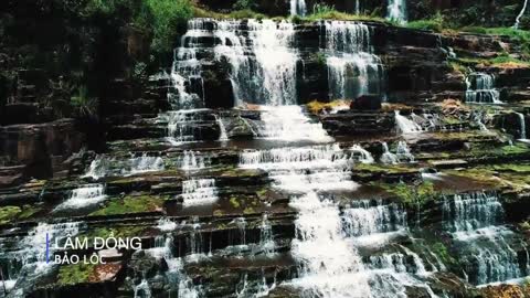 BEAUTIFUL WATTER FALL IN VIETNAM