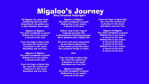 Migaloos Journey Song