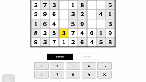 Sudoku 2023-06-02 easy