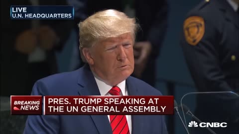 President Trump "The future does not belong to globalists"