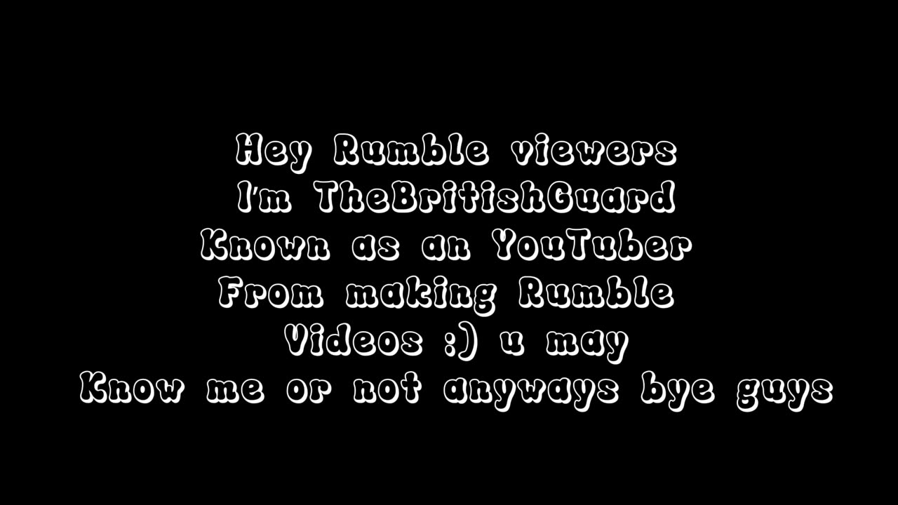 hey guys im new to rumble