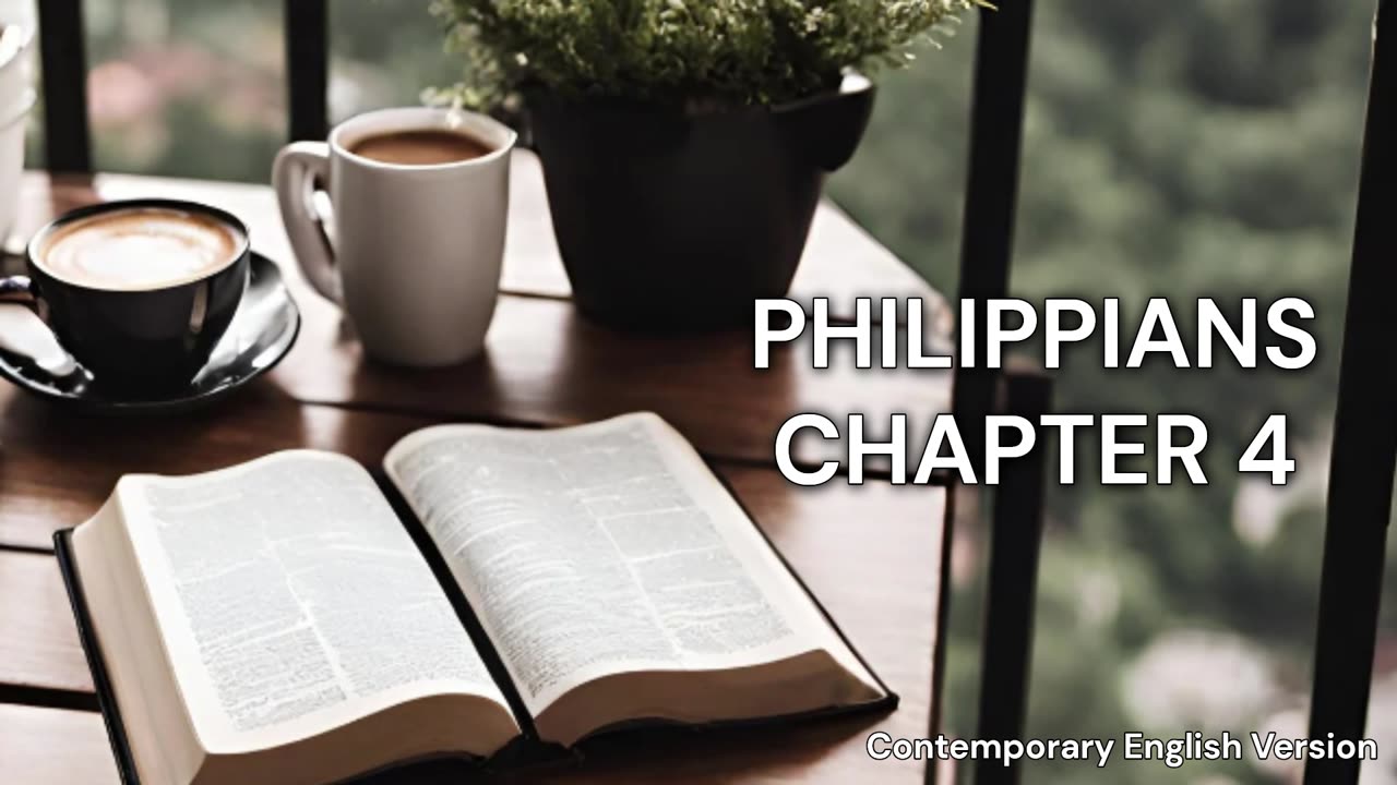 Philippians Chapter 4 | CEV | Faith | Audiobook | Daily Bible Reading