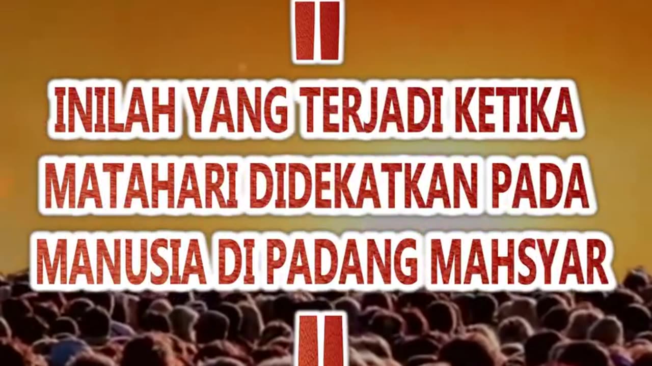 INILAH YANG TERJADI KETIKA MATAHARI DIDEKATKAN MANUSIA SAAT DI PADANG MASYAR