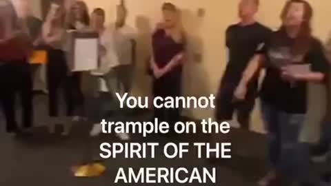 The American Spirit will Not be Crushed!