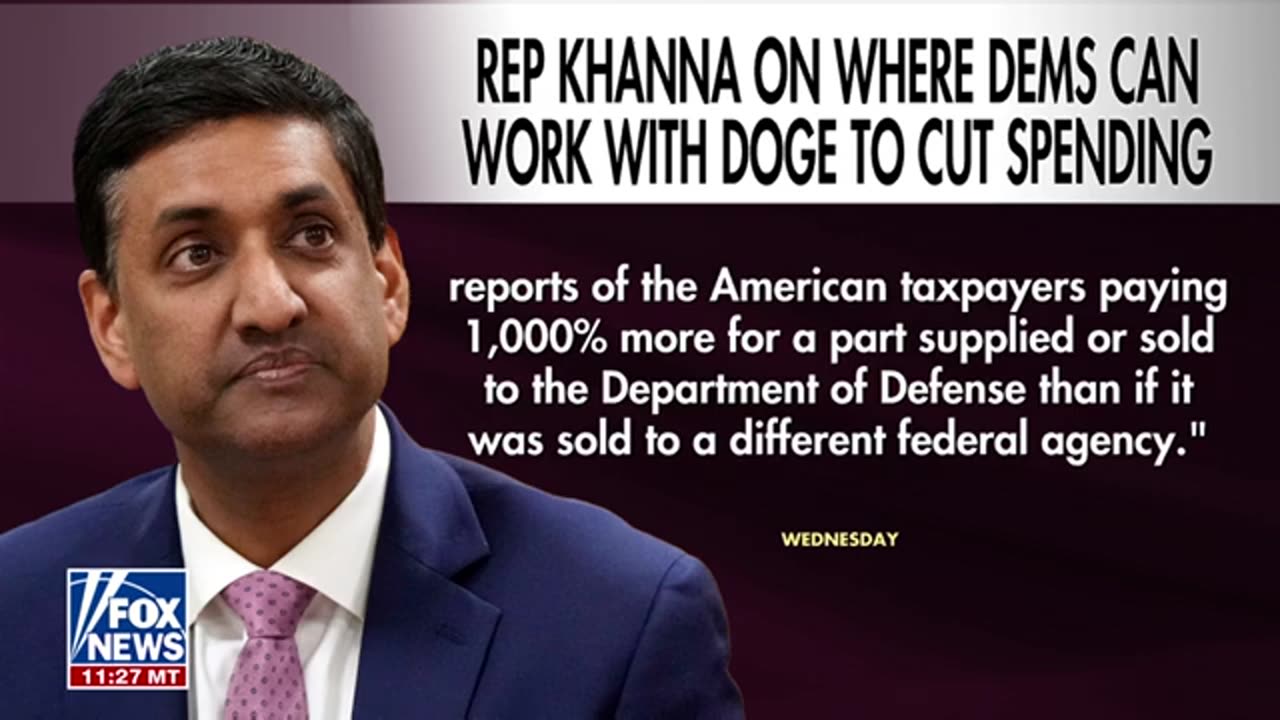 Democratic Rep. Ro Khanna would like to work with Elon Musk to lower costs for Americans