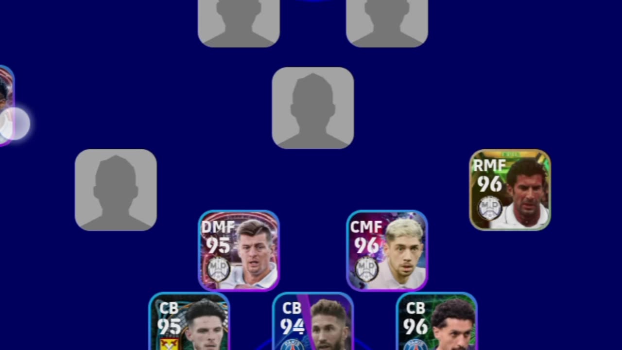 My Efootball team.