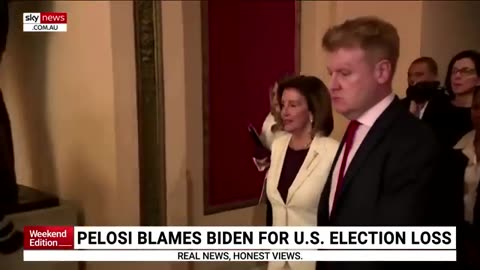 Nancy Pelosi blames Joe Biden for Democrat’s election loss