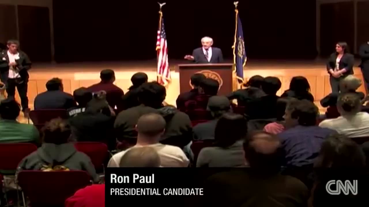 CNN - Ron Paul I'm with the 99%