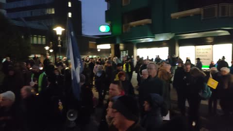 Essen Demonstration gegen die Impfpflicht und für unsere Grundrechte am 07.02 .22