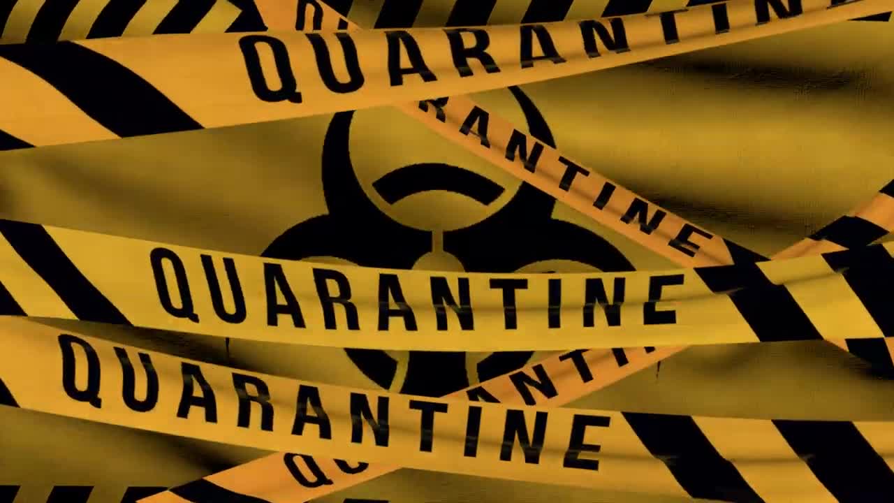 Bacteria quarantine video footage।। Quarantine video clip।।