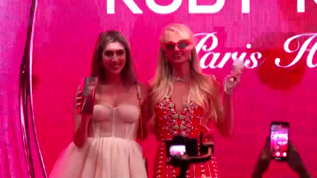 Paris Hilton unveils fragrance collection in Mumbai