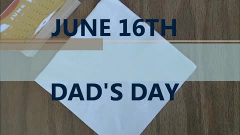 Dad's Day | June 16th