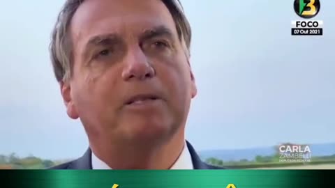 Bolsonaro falando mais umas verdades