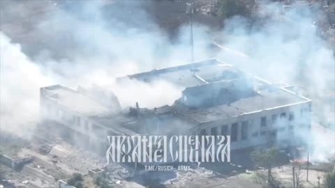 ODAB-1500 Burns a Ukrainian UAV Control Center in Lvove