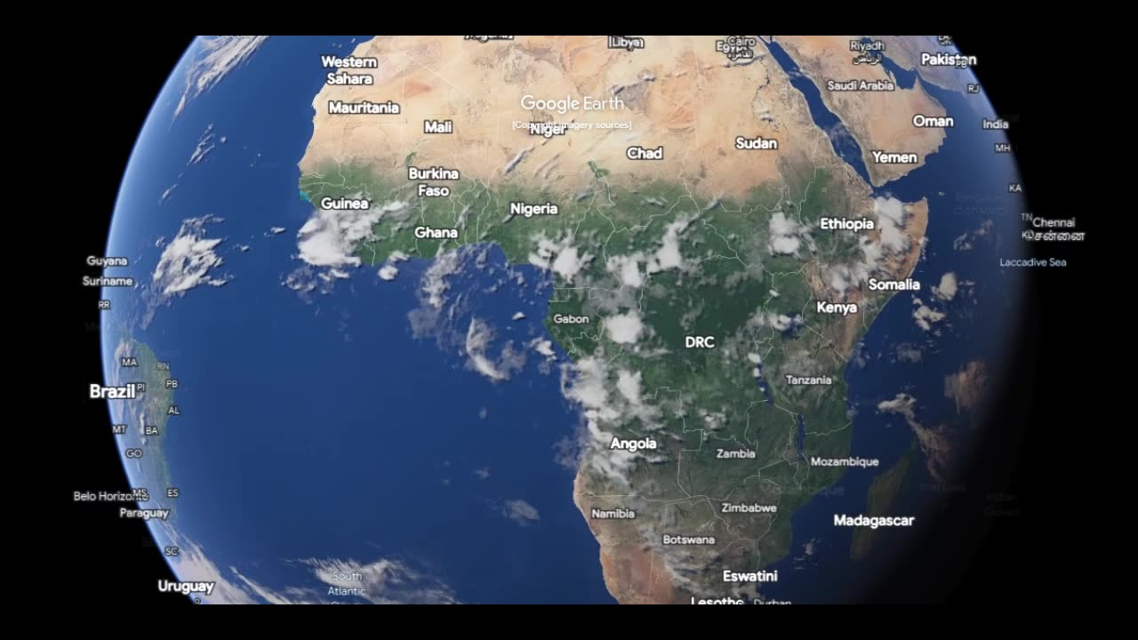 "Gabon 🌍 Expedition: Google Earth Zoom Across 42,803km! #ExploreGabon"