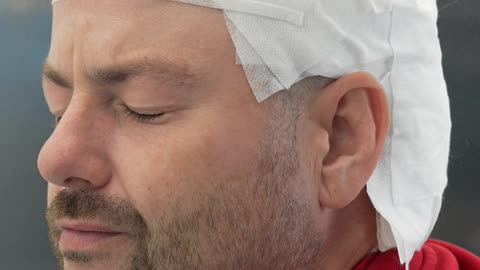 We are sharing one of our enjoyable moments after a hair transplant!