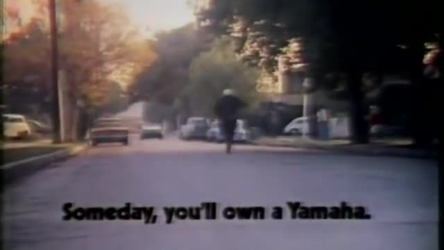 Yamaha Motorcycle 1976 TV advertisement commercial