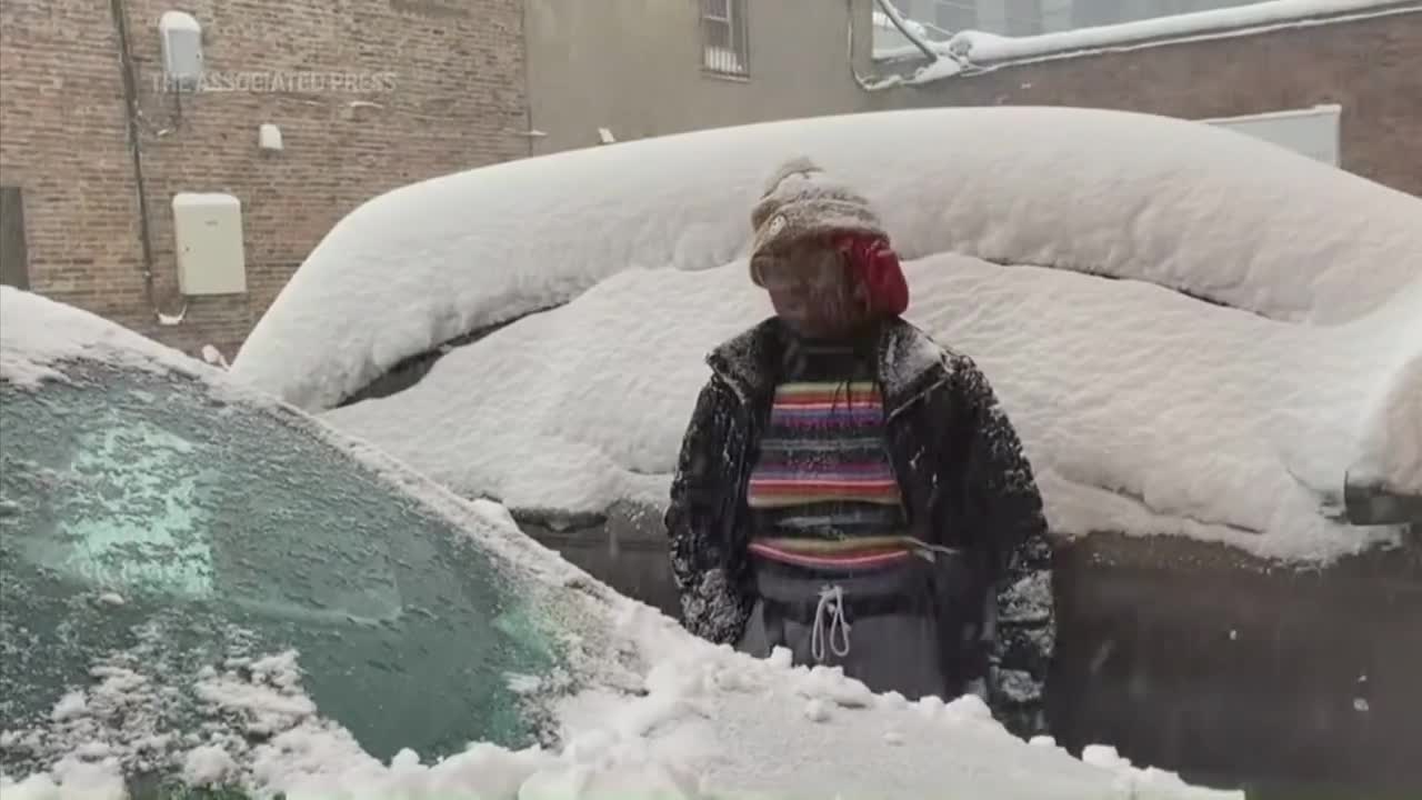 Snow storm strikes parts of western, northern NY