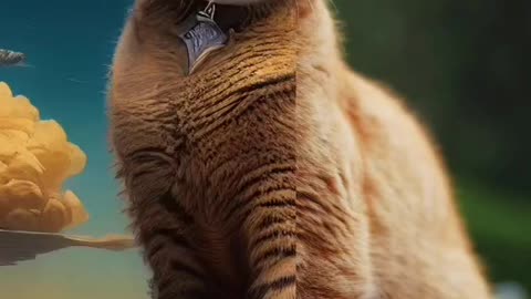 "Adorable Whisker Haven: A Portrait of My Cute Cat"