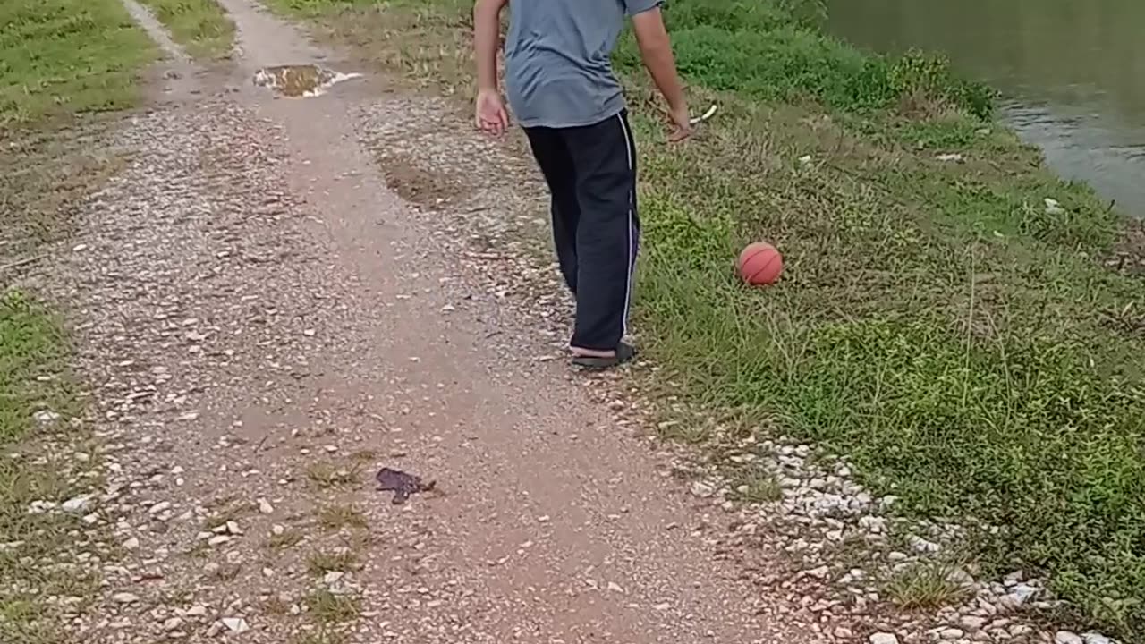 Coconut throwin