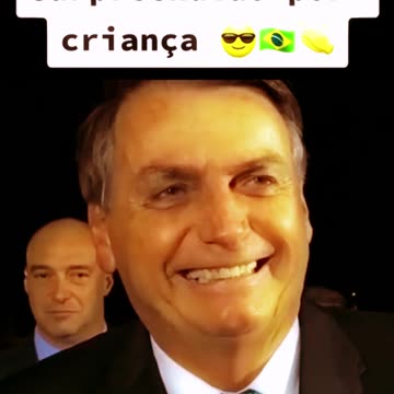 Presidente Bolsonaro é surpreendido por Criança em 29 de julho de 2021