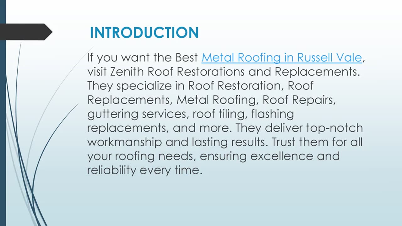 Best Metal Roofing in Russell Vale