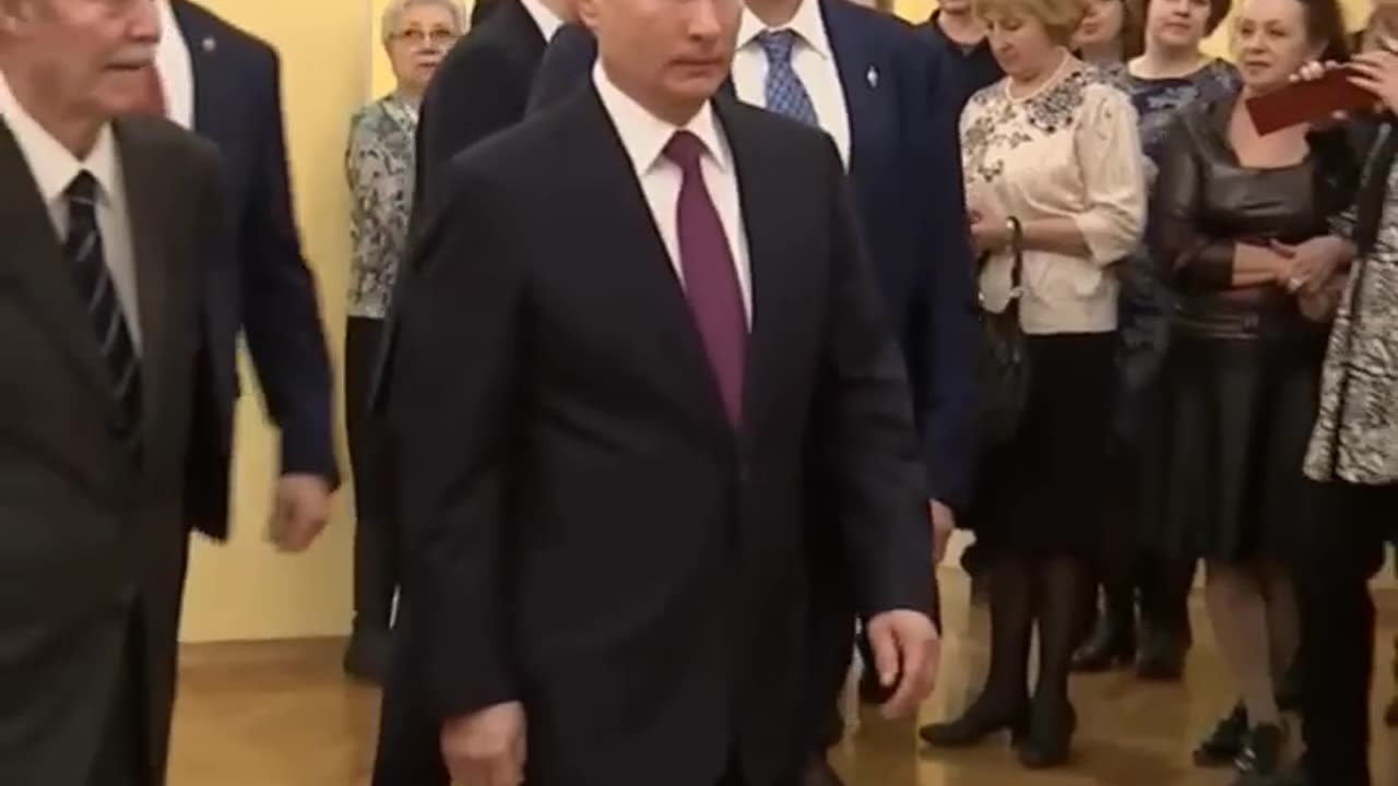 Vladimir Putin at the Theater in Moscow