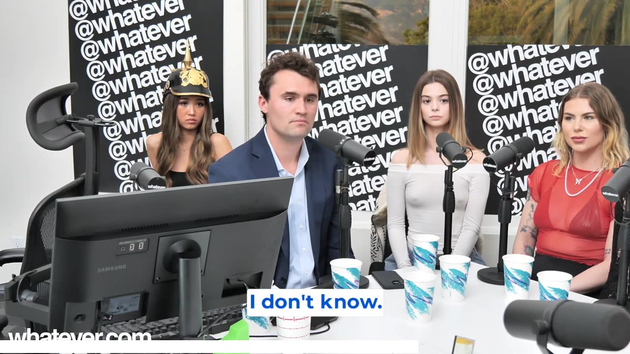 CHARLIE KIRK TRIES TO SAVE A GIRL BUT...👀