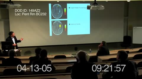 Pentagon DOD Briefing ~ Chemical Blocking Of Brain Activity