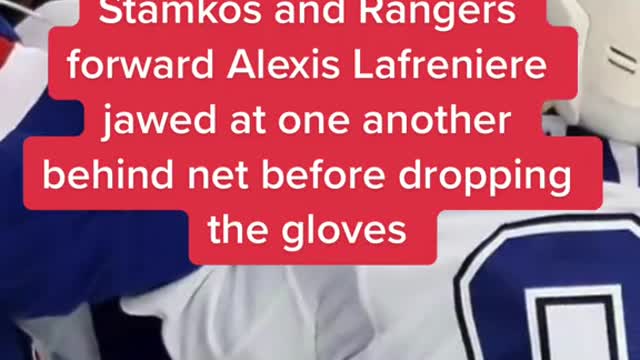 Multiple Rangers v.Lightning fights broke out after Game 5