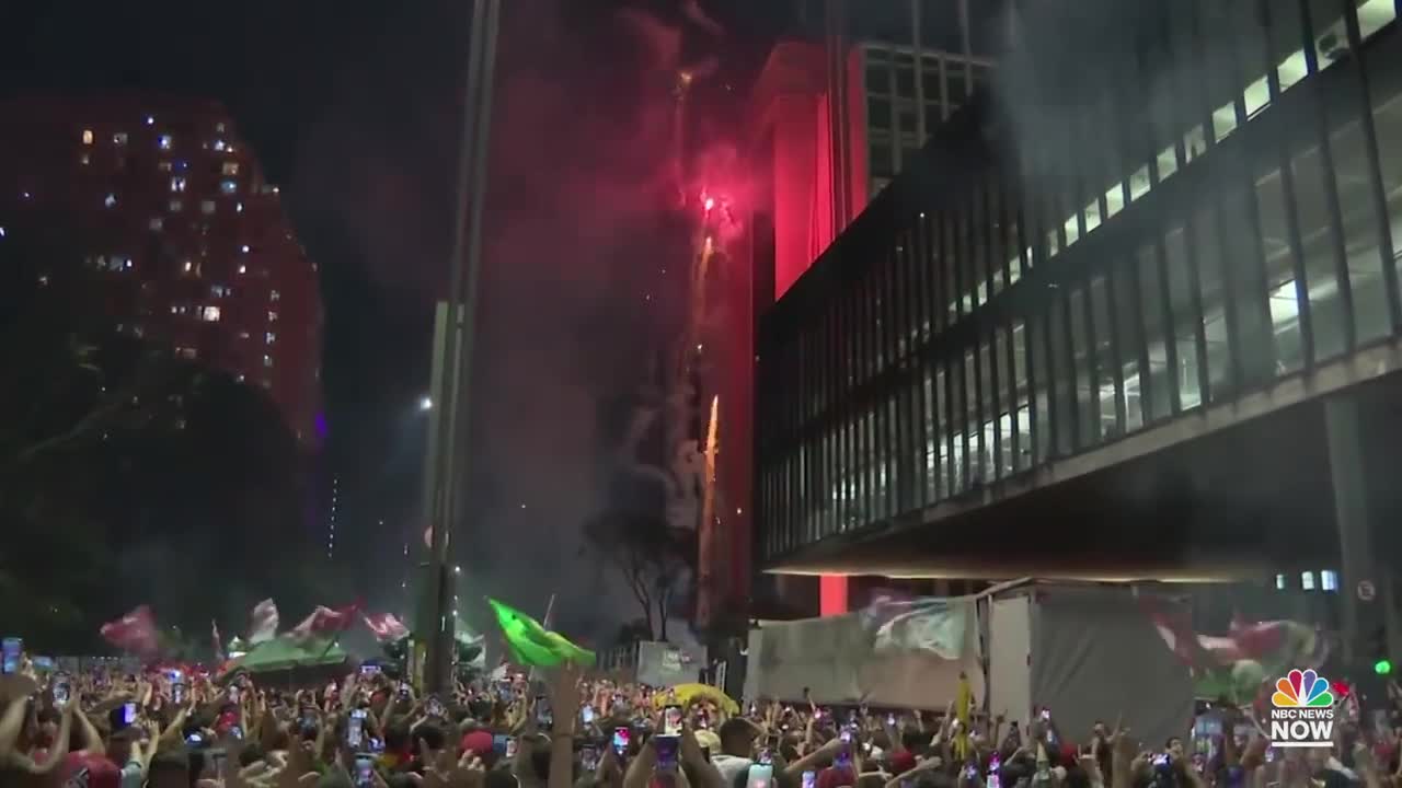 Supporters Of Brazil’s President-Elect Lula da Silva Celebrate Victory Over Bolsonaro