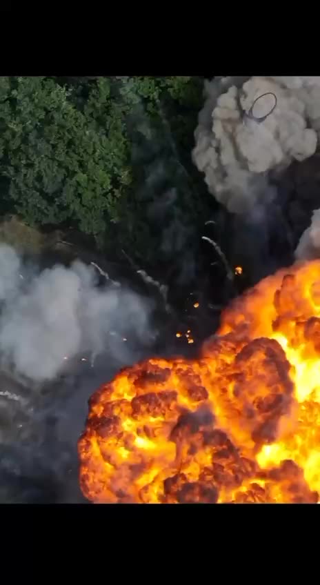 Insane Detonation of a Russian Tank