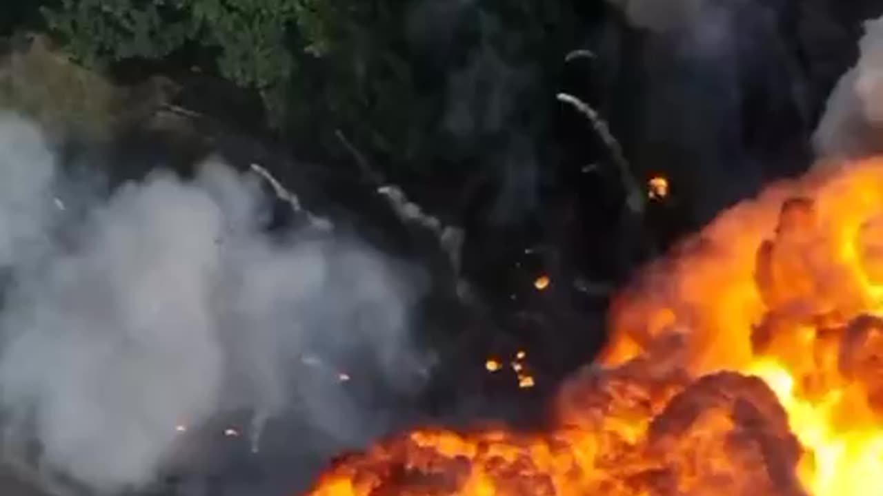 Insane Detonation of a Russian Tank