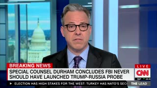 Jake Tapper Admits The Durham Report Exonerates Donald Trump