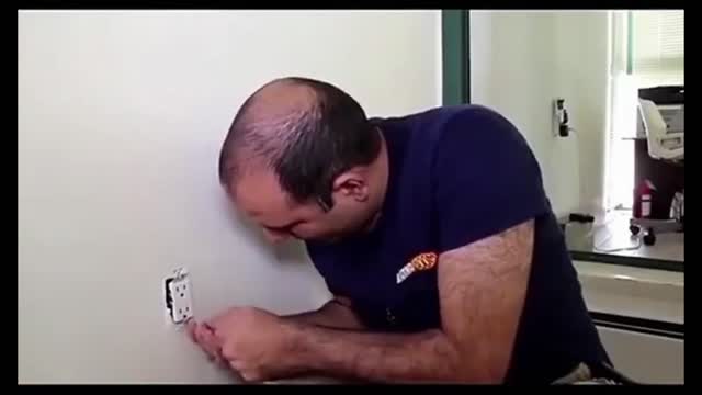 When you play the electrician and you are just...