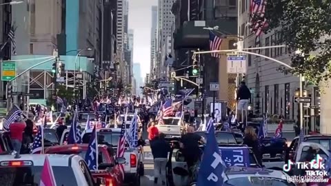 Patriots showing up in New York city