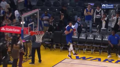 Steph Curry’s Warmup Routines Are A Must View‼️