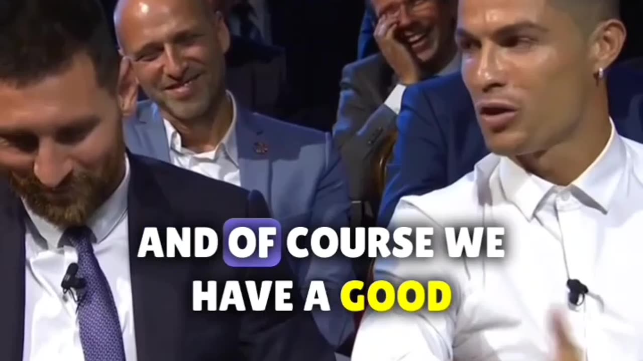 Ronaldo 🤝🏻 Messi bonding