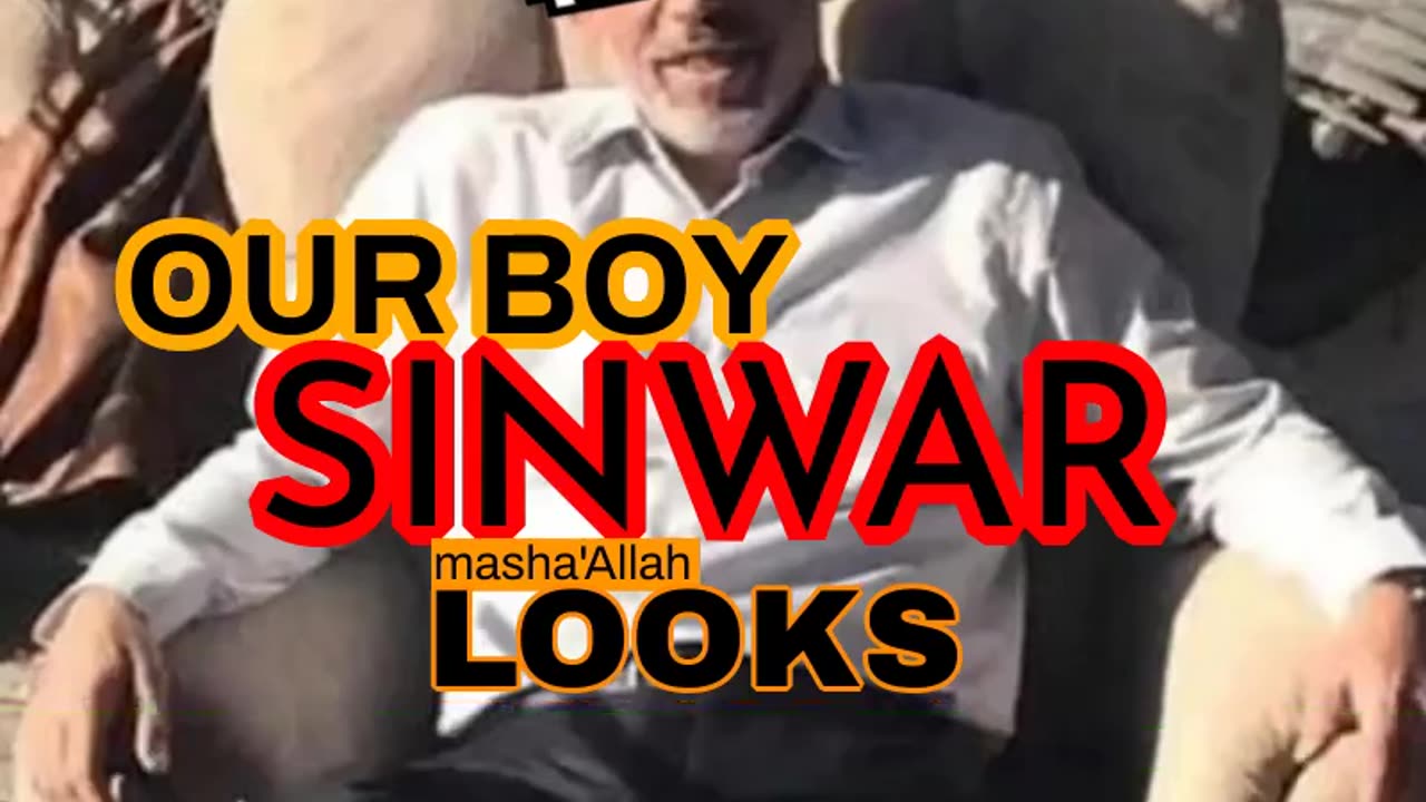 Hamas' leader: Al-Sinwar, looks good!