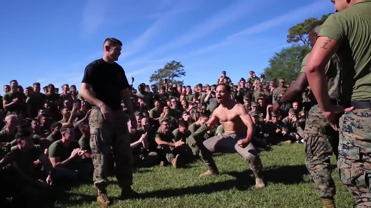 UFC fighter vs. Marine in a fight