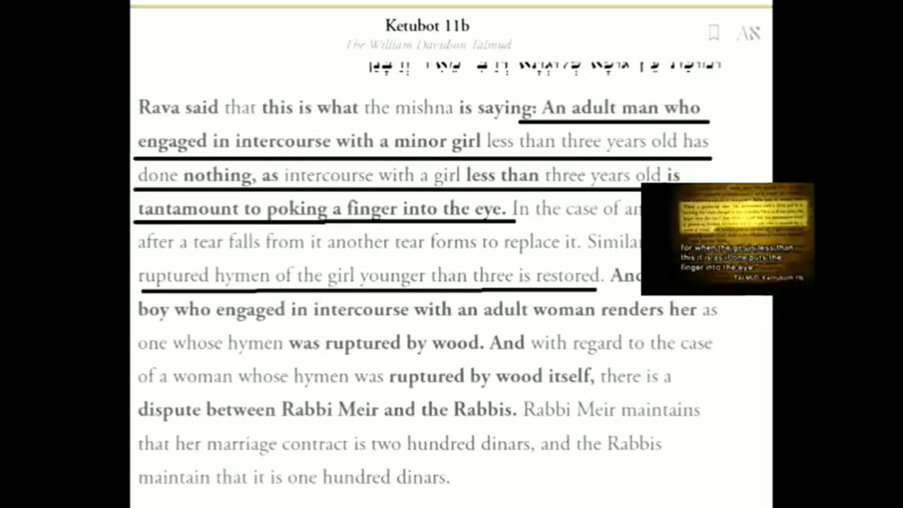 KOSHER APPROVED: PEDOPHILIA & THE TALMUD..