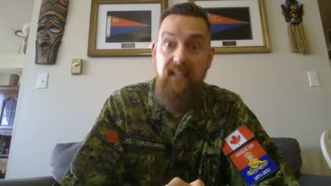 CANADIAN ARMY MAJOR STEPHEN CHLEDOWSKI. LISTEN !!!!!!