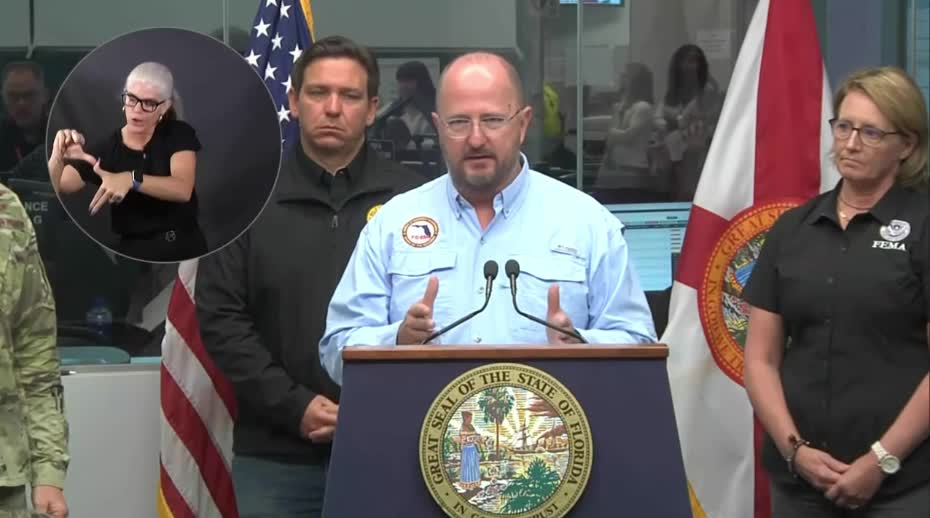 Official gives an update on casualties following Hurricane Ian