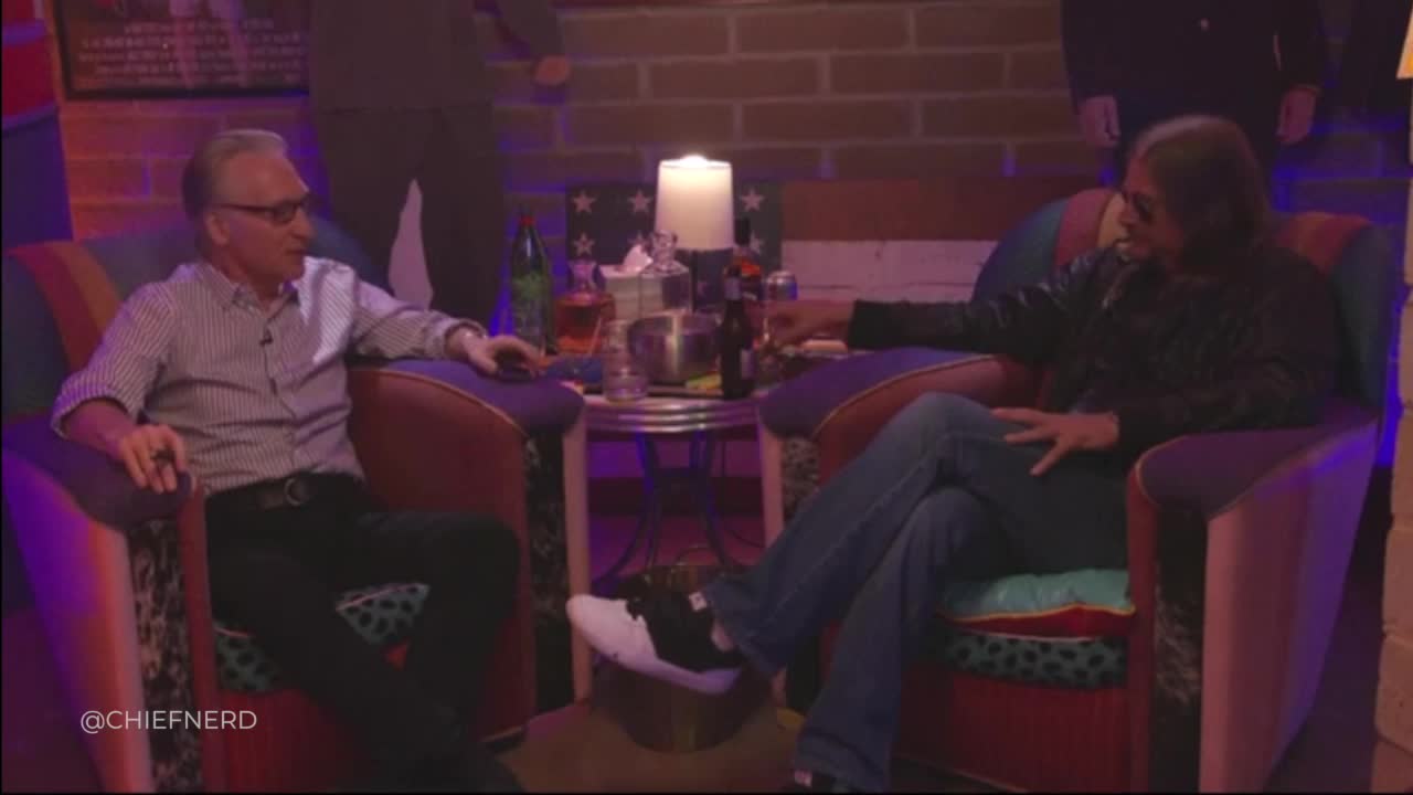 Kid Rock Gifts Bill Maher An EPIC Cardboard Cutout Of Mike Lindell