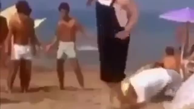 Kick on ball
