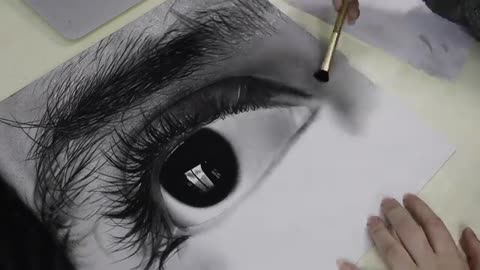 Drawing a Hyperrealistic Eye - Timelapse