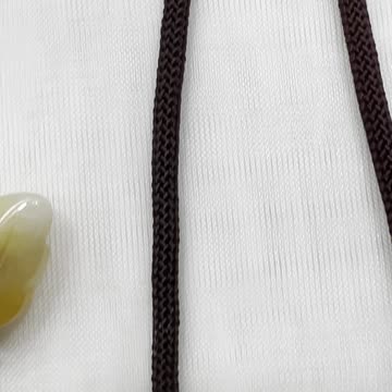 Handmade Unique 30” Necklace with Yellow Jade. Promotes Wealth, Wisdom, Luck