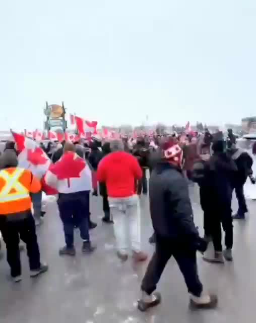 Massive turnout in Toronto for the convoy!
